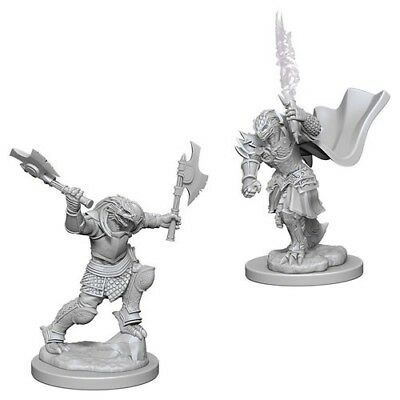 D&amp;D Unpainted Mini - Dragonborn Female Fighter 73199