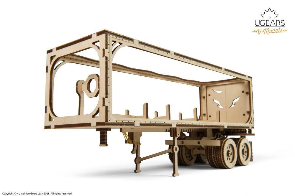 UGears 3D Puzzle Model Heavy Boy Truck Trailer VM-03