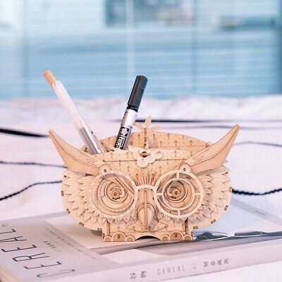 Rolife 3D Wooden Puzzle Owl Storage Box