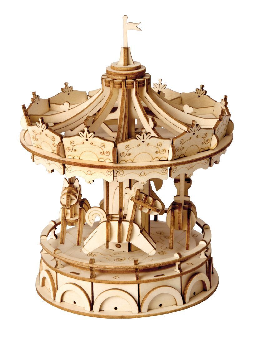 Rolife 3D Wooden Puzzle Merry-Go-Round