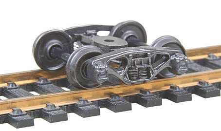 Bettendorf 50-Ton Fully Sprung Metal Wheels and Fittings -- Code 110 (.110") 33" Smooth-Back RP-25 Wheels 1 Pair