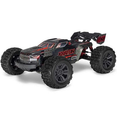 Arrma Kraton 6S EXB BLX RTR 1/8 4WD Brushless Speed Truck (Black) (V6) w/SLT3 2.4GHz Radio - ARA8708V6T1