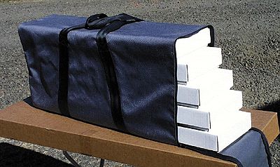 A Line Product Hobby Tote System w/Gray Nylon Carrying Case #19255
