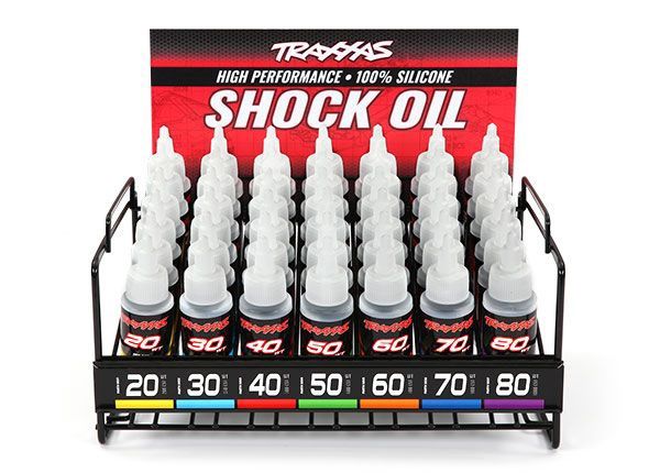 Traxxas Shock Oil Kit &amp; Display (Not for Sale - Full Rack)