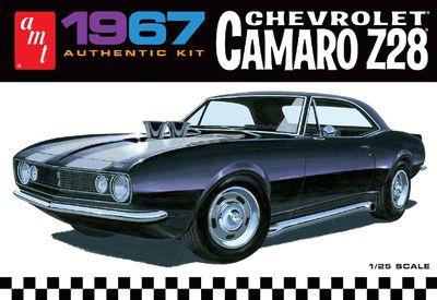 1967 Chevy Camaro Z28 1/25 Model Car Kit #1309 by AMT