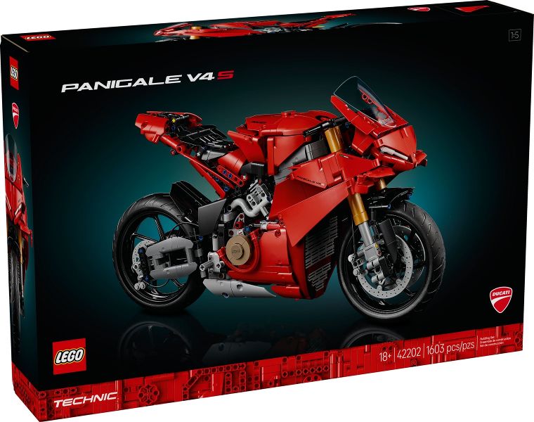 Lego Technic: Ducati Panigale V4 S Motorcycle 42202