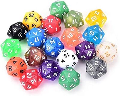 Chessex 20 Sided Dice - Loose Assorted