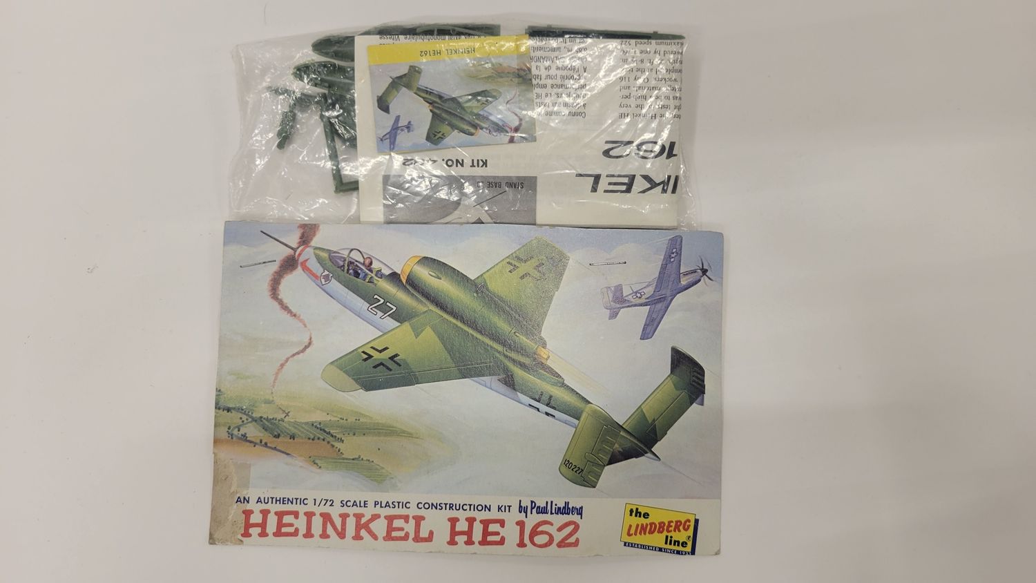 (Pre Owned) Heinkel HE162 1/72 #432:29 No Box