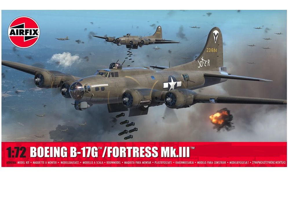 Boeing B-17G/Fortress MK.III 1/72 #08018A by Airfix