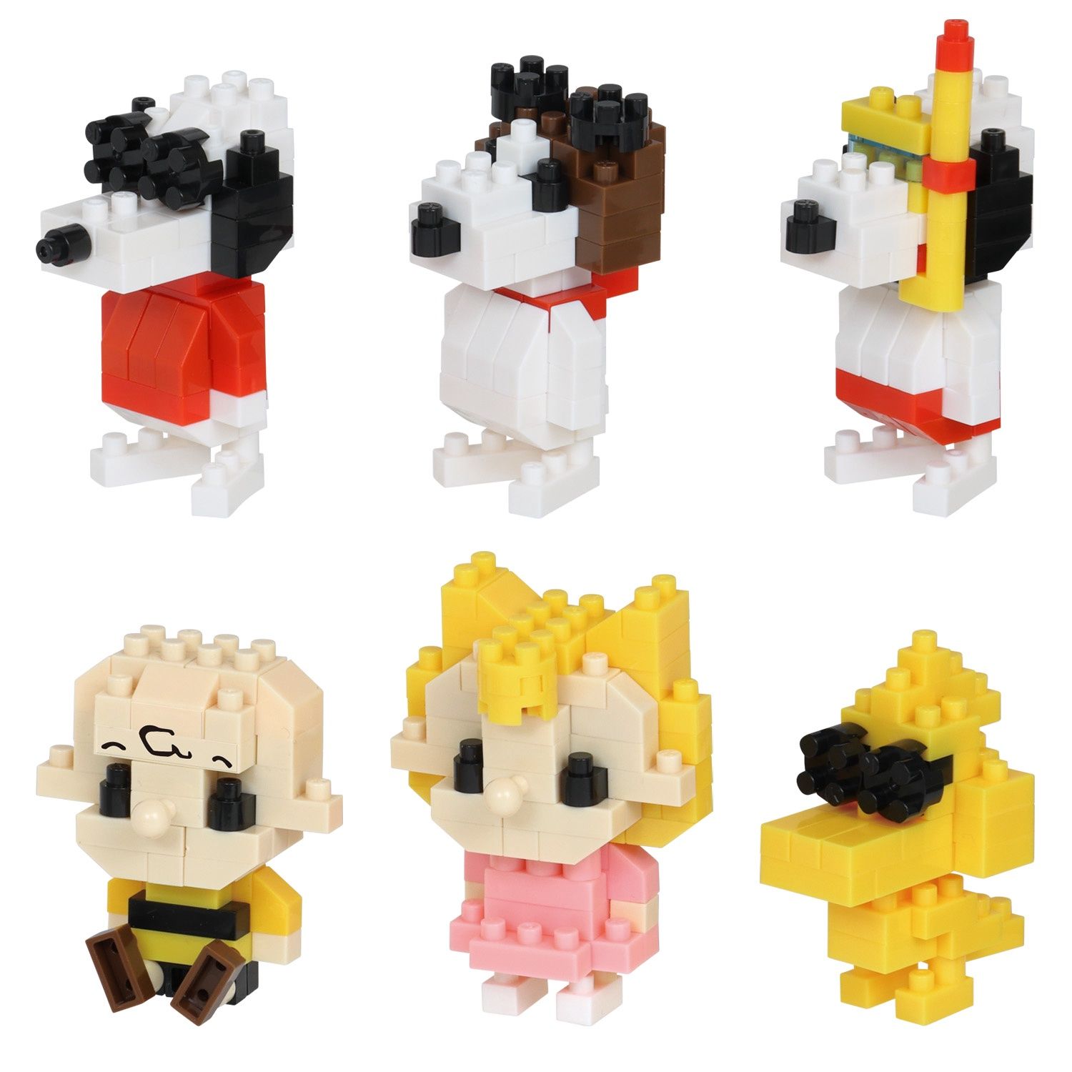 Nanoblock Mininano Series Peanuts Assortment 3 (Six Pc. Blind Box)