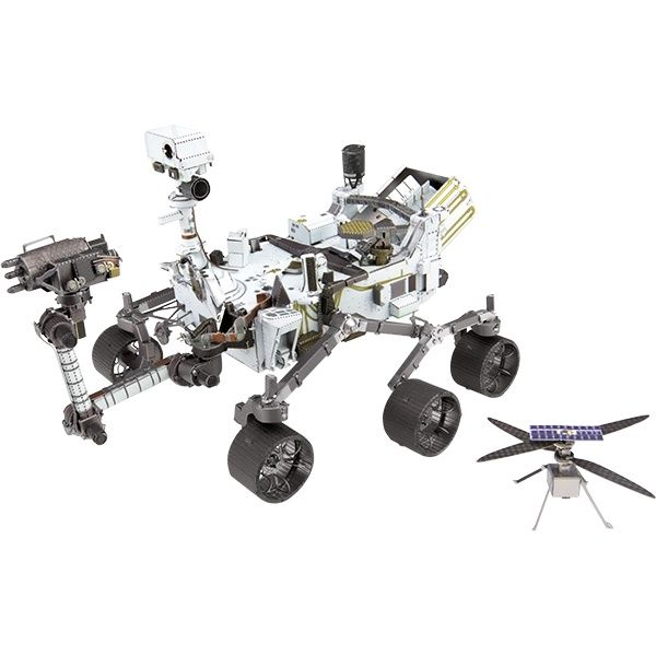 Metal Earth Mars Rover Perseverance &amp; Ingenuity Helicopter - MMS465