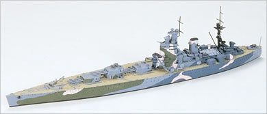 Nelson British Battleship 1/700 Model Ship Kit #77504 by Tamiya