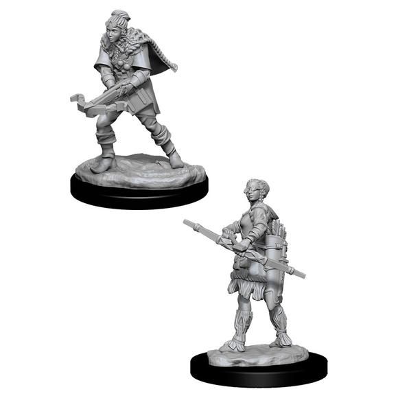 D&amp;D Unpainted Mini - Female Human Ranger 90010