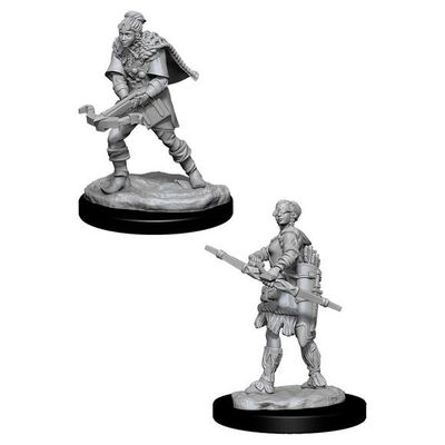 D&amp;D Unpainted Mini - Female Human Ranger 90010
