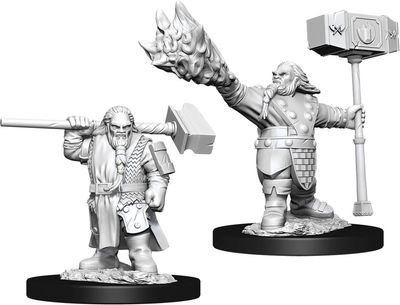 D&amp;D Unpainted Mini - Dwarf Male Cleric 90003