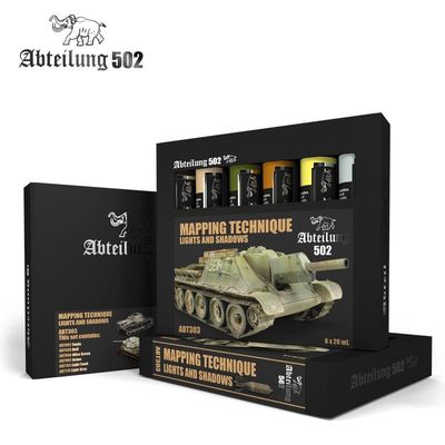 Abteilung502 Oil Paint Set Mapping Technique Lights and Shadows - ABT303