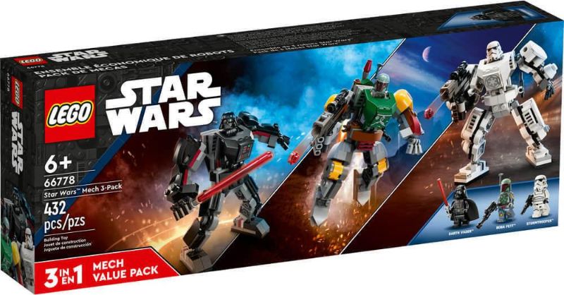 Lego Star Wars: Star Wars Mech 3-Pack (Sets 75368, 75369, and 75370) 66778