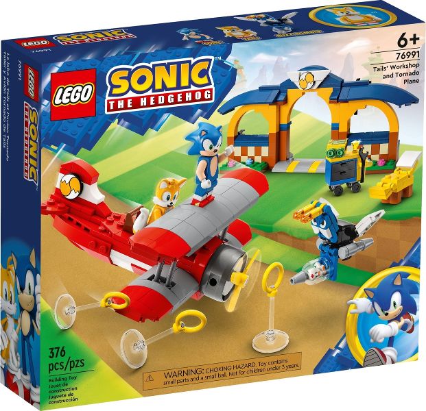 Lego Sonic the Hedgehog: Tails' Workshop and Tornado Plane 76991
