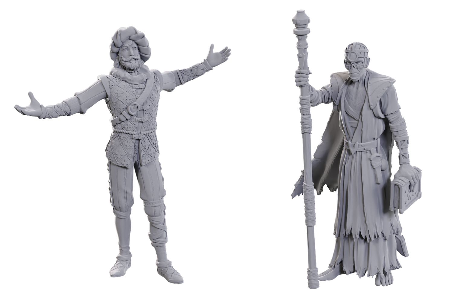 D&amp;D Unpainted Mini - Special Edition Baldur's Gate 3 - Volo &amp; Withers
