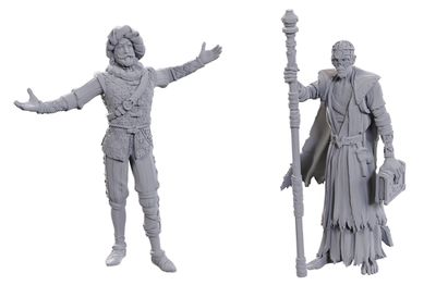 D&amp;D Unpainted Mini - Special Edition Baldur's Gate 3 - Volo &amp; Withers