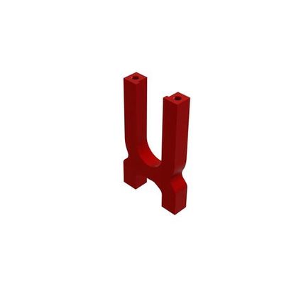 Aluminum Center Diff Holder Red - ARA320666