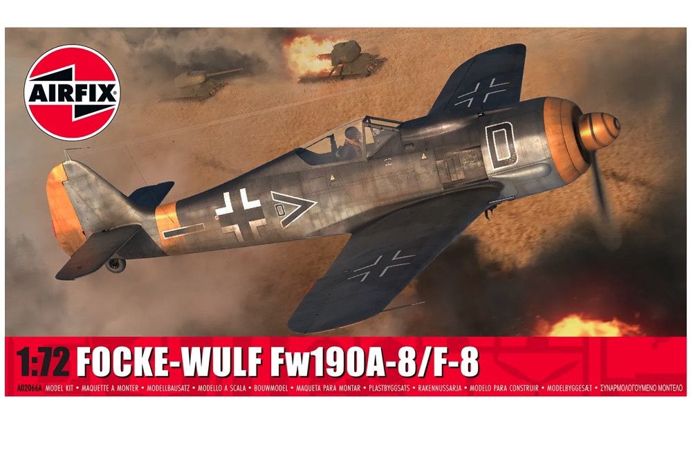 Focke-Wulf Fw190A-8/F-8 1/72 #2066A by Airfix