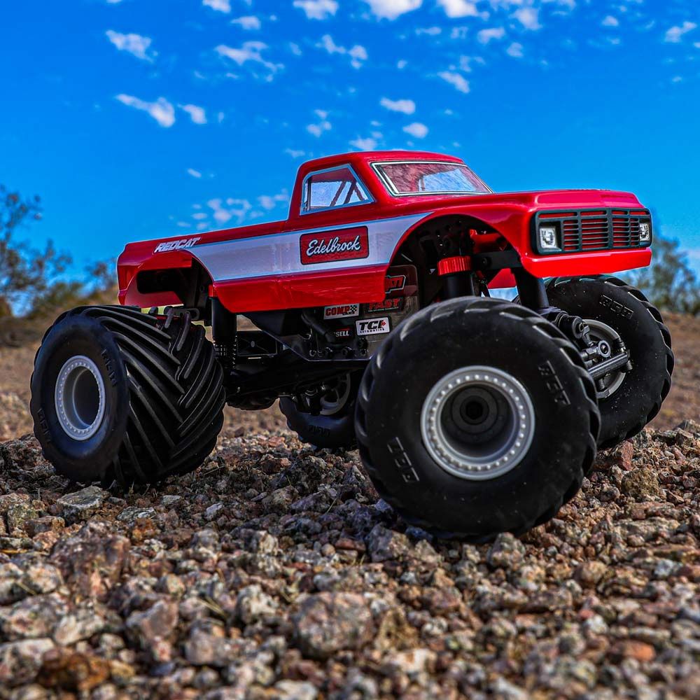 Redcat MT-18 - 1/18 Scale Brushed Electric Monster Truck - Assorted Colours, Colour: Edelbrock Racing RER33540