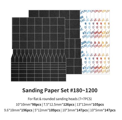Dspiae Full Grid Sanding Paper For Reciprocating Sanding Tool - MSP-ESS