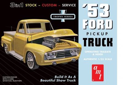 1953 Ford Pickup 1/25 Model Truck Kit #0882 by AMT