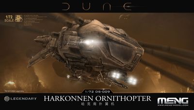 Dune Harkonnen Ornithopter 1/72 #DS-009 by Meng