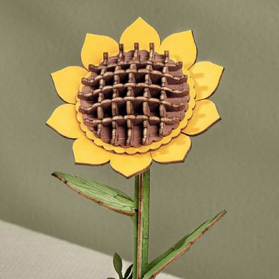 Rowood Wooden Bloom Craft Sunflower