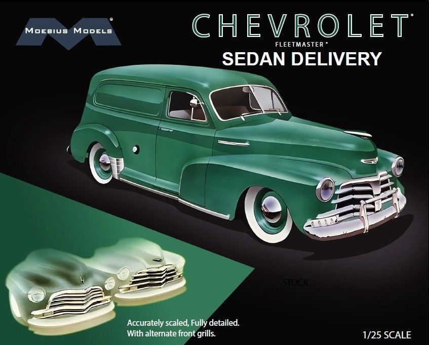 1947 Chevrolet Fleetmaster Sedan Delivery 1/25 Model #2303 by Moebius