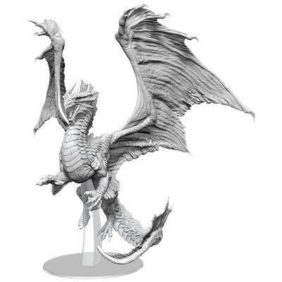 D&amp;D Unpainted Mini - Adult Bronze Dragon 90565