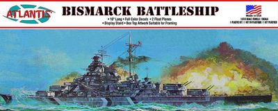 Bismarck German Battleship 16" Model Ship Kit #3008 by Atlantis
