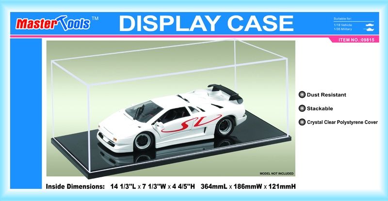 Master Tools Acrylic Display Case (364 x 186 x 121mm) #9815