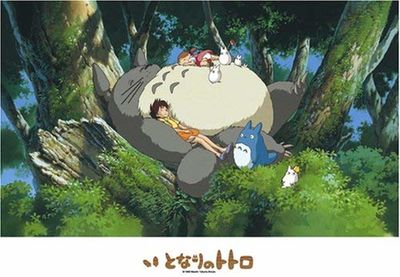Ensky Napping With Totoro 500pc Puzzle