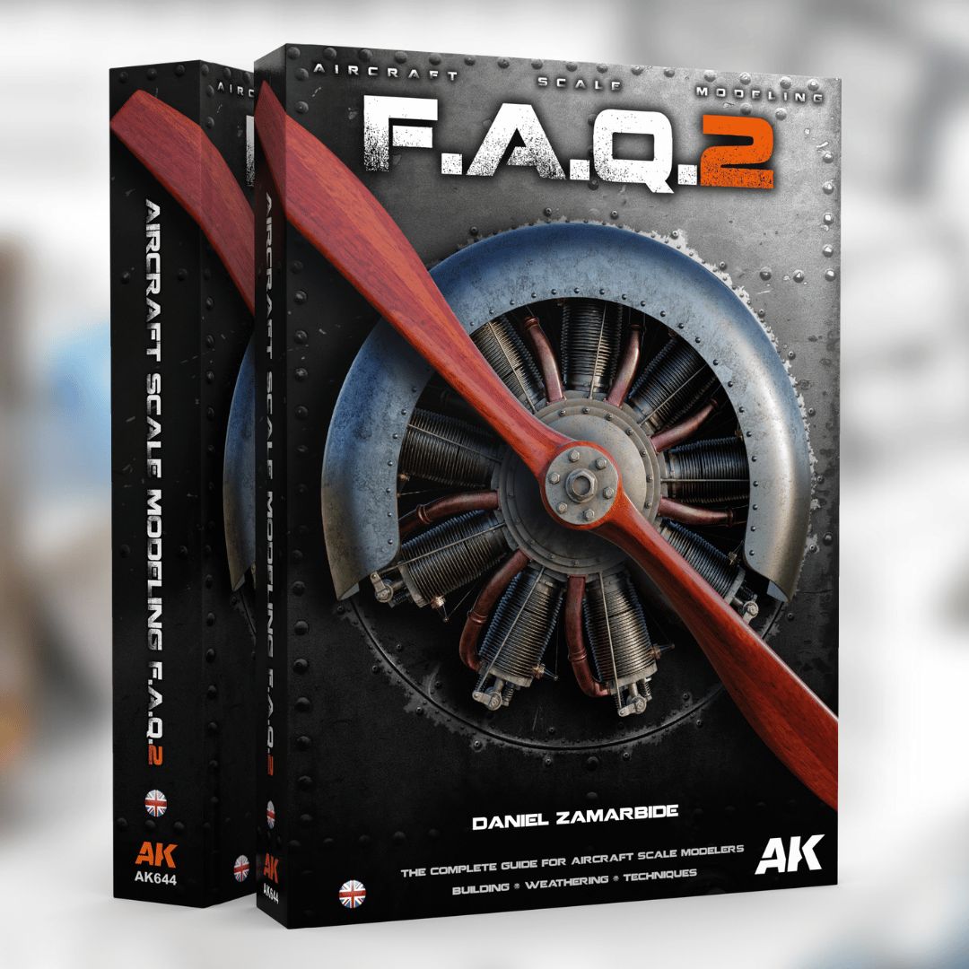 AK Interactive FAQ 2: Aircraft Scale Modelling (English) by Daniel Zamarbide - AK-644