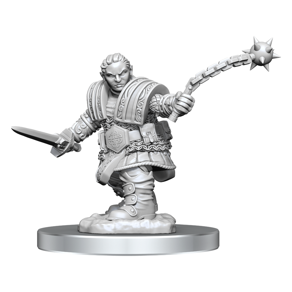 D&amp;D Unpainted Mini - Dwarf Fighter Female 90406