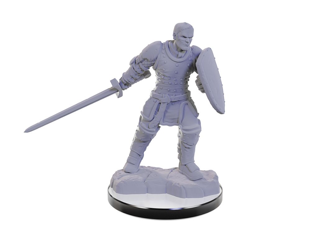 D&amp;D Unpainted Mini - Reborn Paladin/Warlock 90673