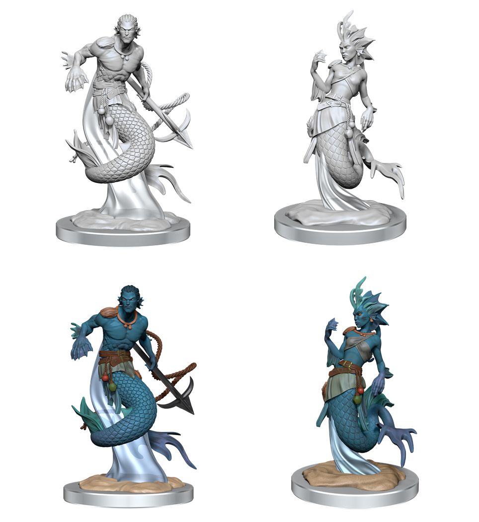 D&amp;D Unpainted Mini - Merfolk 90414