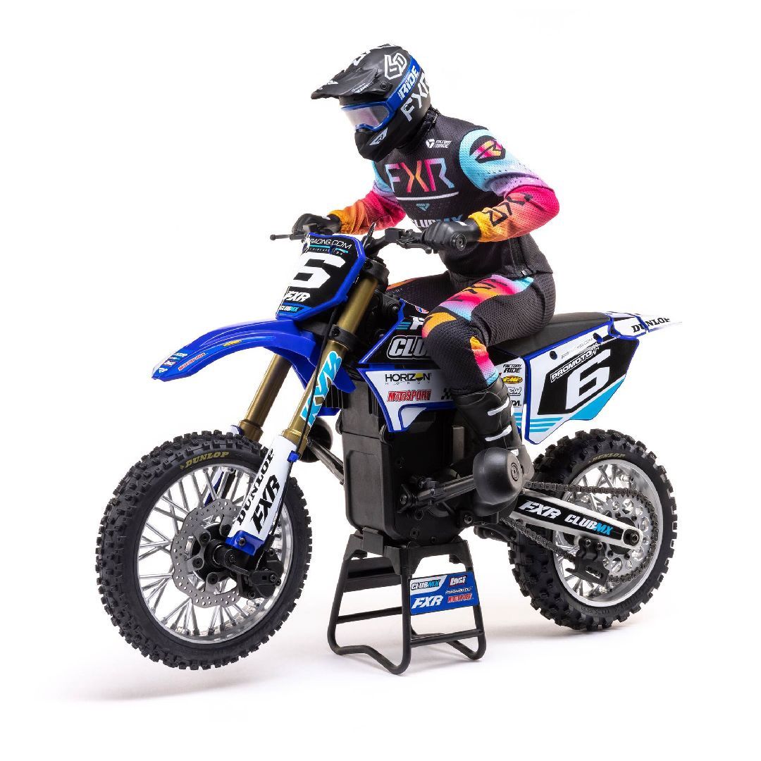 Losi Promoto-MX RTR 1/4 Brushless Dirt Bike (ClubMX) w/2.4GHz DX3PM Radio &amp; MS6X System - LOS06000T2