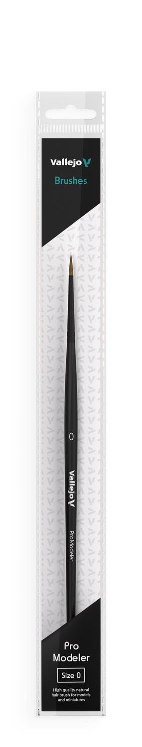 Vallejo Brush B01000 Round #0 Natural Hair