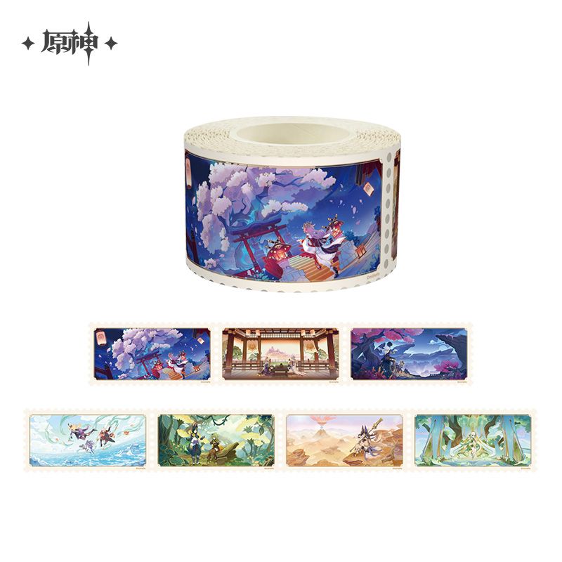 Genshin Impact Version Preview Series Washi Tape, Type: Type A
