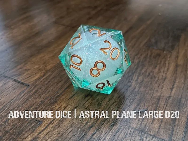 Adventure Dice Liquid Core Large D20 - Assorted $41.99, Colour: Astral Plane DG102258