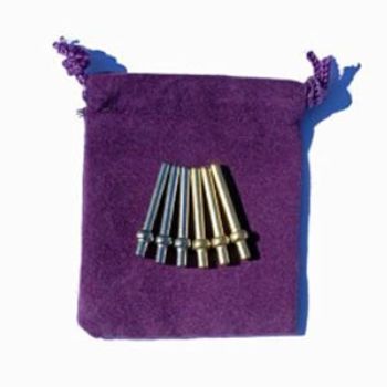 Cribbage Pegs (6pc) - Assorted, Colour: 3 Brass &amp; 3 Silver WE32-6004