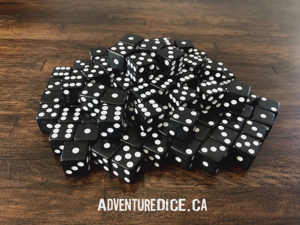 Adventure Dice 6-Die Set D6 - Assorted $9.99, Colour: Dagger DG102002