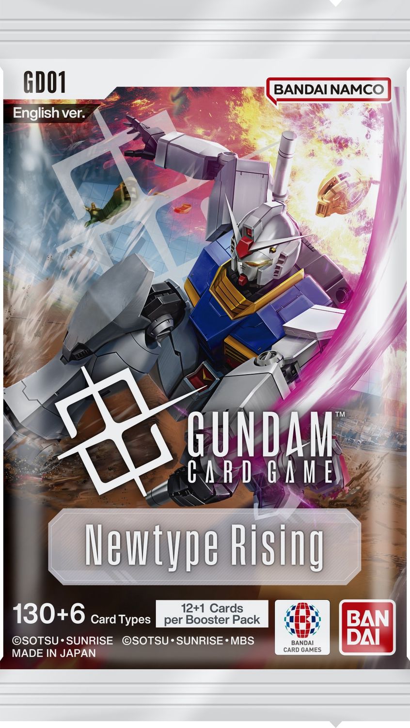 Bandai Gundam Card Game GD-01 Newtype Rising Booster