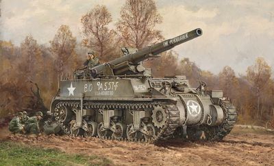 1/72 M12 G.M.C #7076 by Italeri