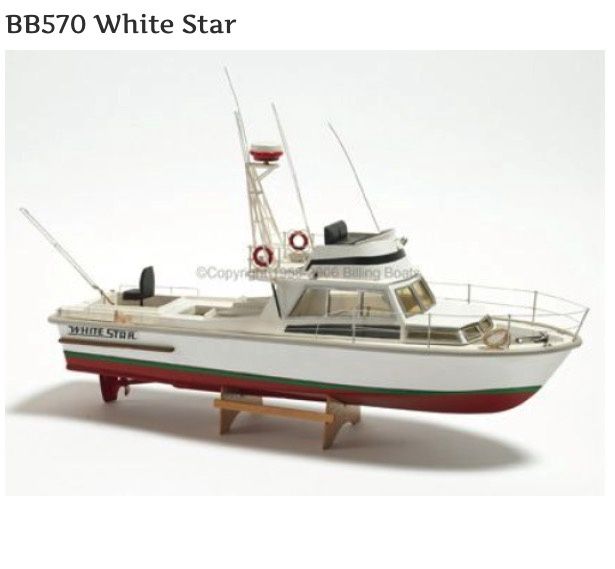 570 White Star Sport Fishing Boat by Billing Boats