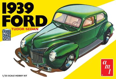 1939 Ford Sedan Street Rod Series Model Car Kit 1/25 #1434 by AMT